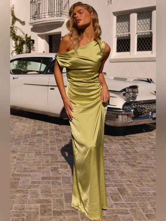 Peppermayo Dresses & Skirts - NEW Peppermayo  Heart Of Glass Satin Maxi Dress 6